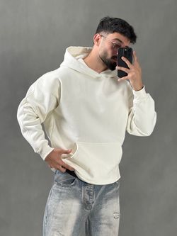 هودی ساده سه نخ نیوان سفید