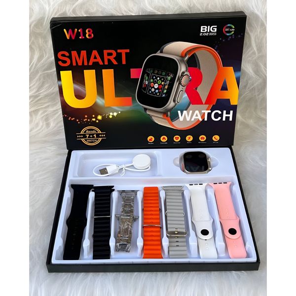 ساعت هوشمند هفت دستبند مدل ultra2 W18