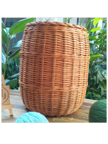 سبد خمره‌ای حصیری استودیو راح