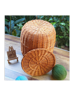 سبد خمره‌ای حصیری استودیو راح