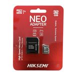 کارت حافظه microSDHC هایکسمی مدل HS-TF-C1 کلاس 10 ظرفیت 32 گیگابایت به همراه آدابتور