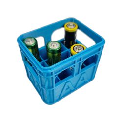 سبد نگهدارنده باتری قلمی AA مدل 12 عددی