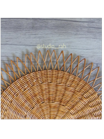 دیوارکوب ستاره‌ای حصیری استودیو راح