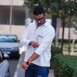 پیراهن راه راه سفید