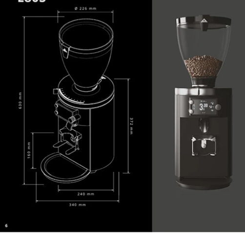 آسیاب قهوه آندیمند Mahlkönig E80S Supreme آلمان