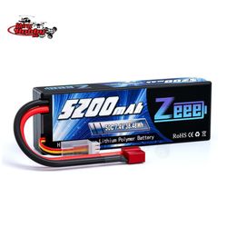 باطری لیتیوم پلیمر زیی Zeee 7.4V Lipo Battery 2S 60C 5200mAh Lipos Hard Case