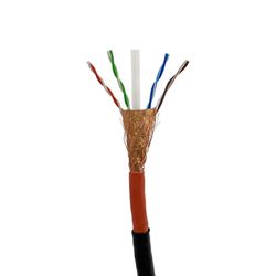 کابل شبکه نگزنس مغزی آلومینیوم با روکش مس cat6/sftp/outdoor/cca