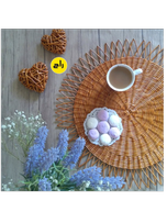 دیوارکوب ستاره‌ای حصیری استودیو راح