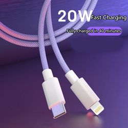 کابل شارژر TYPE-C به Lightning مدل DK-37