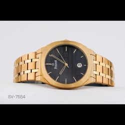 ساعت سویستون مردانه ظریف طلایی