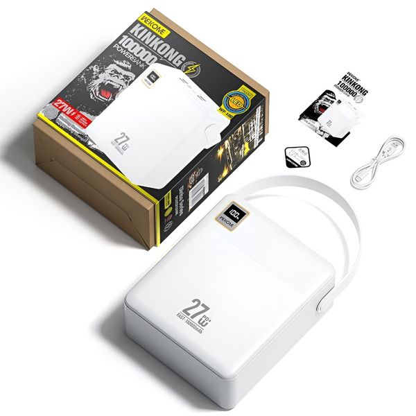 پاوربانک Wekome مدل WP-100 –ظرفیت 100000 میلیآمپر - 27 وات -اصل