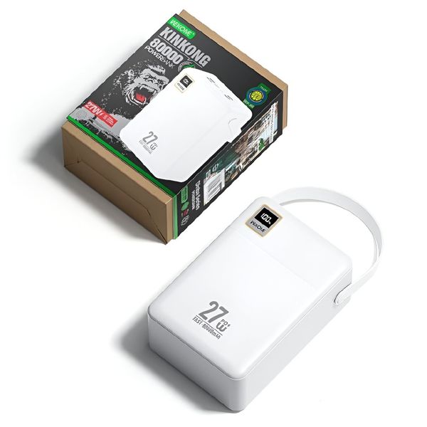 پاوربانک Wekome مدل WP-99 – ظرفیت 80000 میلی‌آمپر - 27وات - اصل