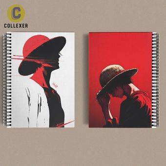 دفتر انیمه وان پیس طرح مانکی دی. لوفی (Monkey D. Luffy) One Piece کد 12 (دو رو چاپ )