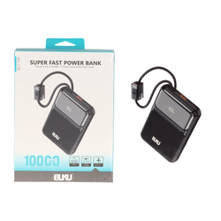 پاوربانک PD و فست شارژ BUKU 10000mAh مدل MG-G181 22.5W - مشکی - MMS (گارانتی شش ماهه YA)