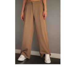 شلوار پارچه ای بگ Bershka