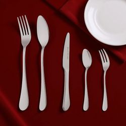 سرویس قاشق و چنگال 30 پارچه صنایع استیل ایران مدل پارما