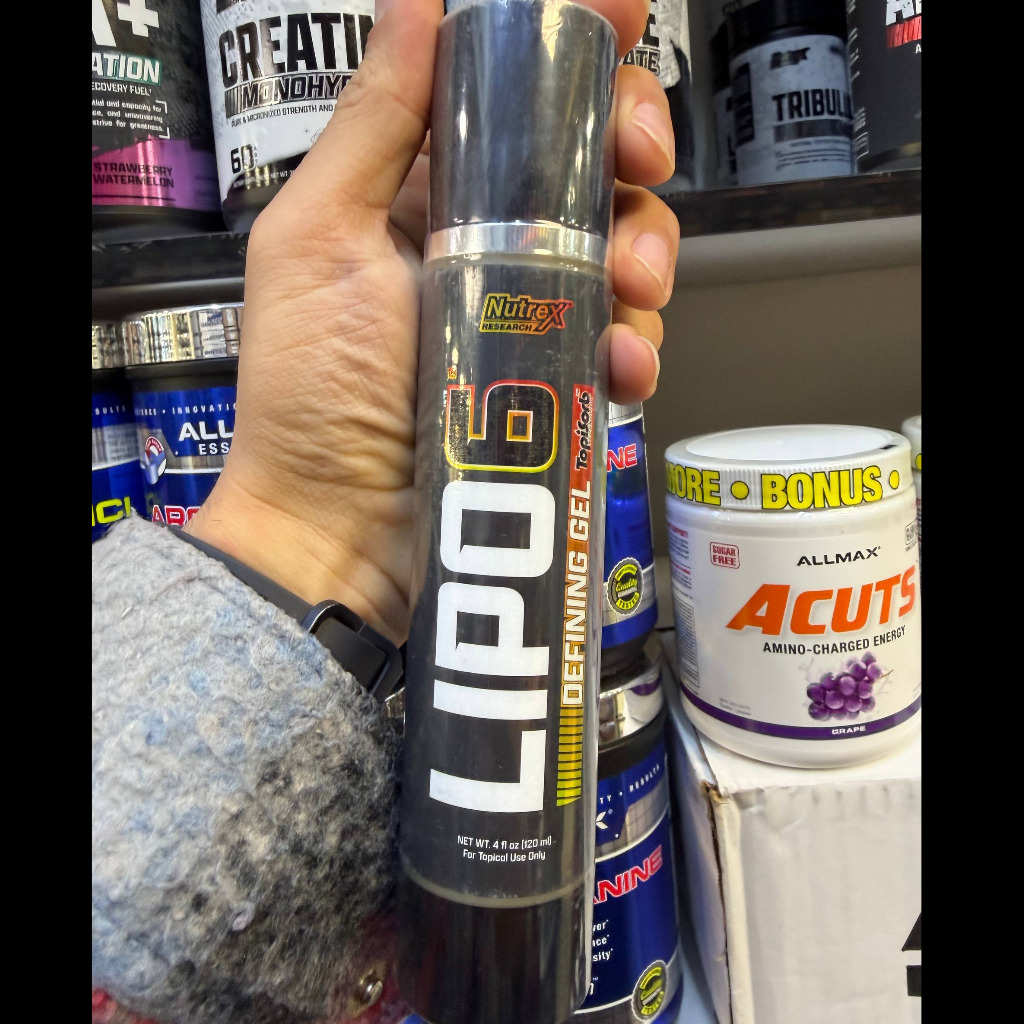 ژل چربی‌سوز موضعی لیپو 6 دیفاینینگ ناترکس | Nutrex Research LIPO-6 DEFINING GEL (TopiSorb Technology)