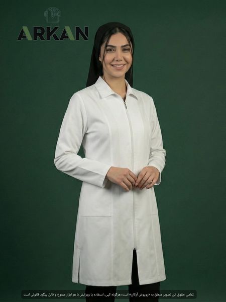 روپوش پزشکی زیپدار