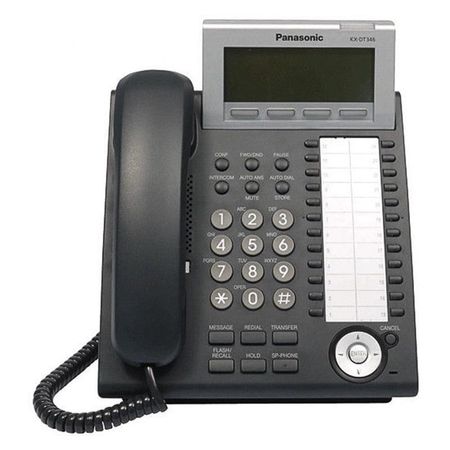 تلفن سانترال پاناسونیک مدل KX-DT346 رنگ مشکی ریفر درجه یک