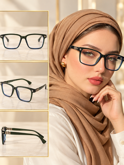 عینک طبی کروم هارتزسبز براق بلوکات