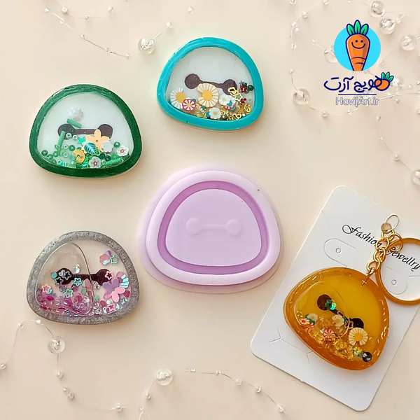 قالب سیلیکونی آکواریمی بی مکس Baymax