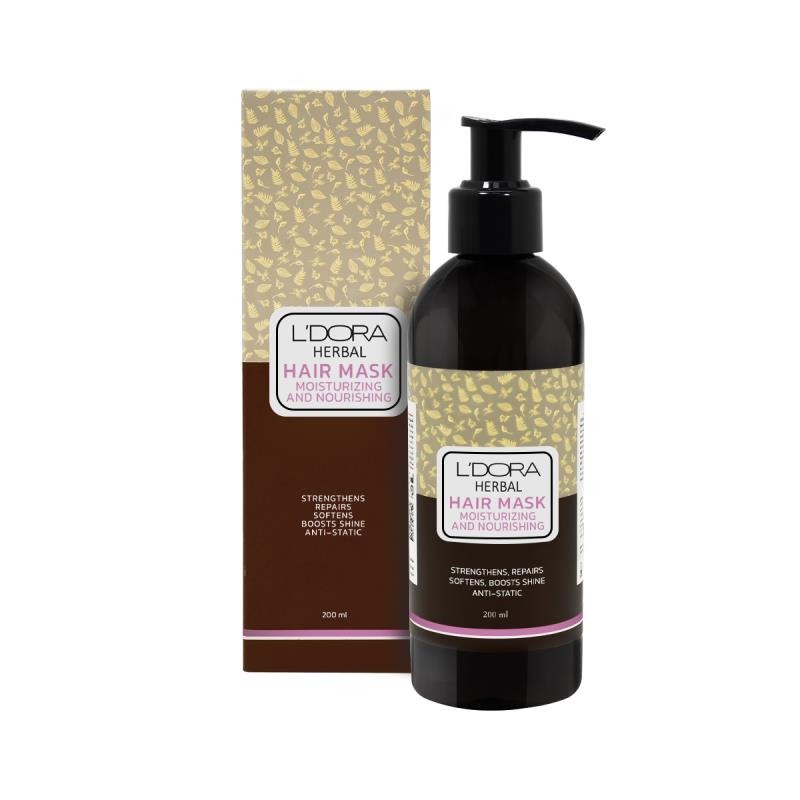 ماسک گیاهی نرم‌کننده وتقویت‌کننده موی سر 200 میلی لیتر Moisturizing & Nourishing Hair Mask