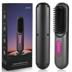 برس حرارتی شارژی مدل LM-683 | برس صاف‌کننده مو