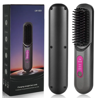 برس حرارتی شارژی مدل LM-683 | برس صاف‌کننده مو