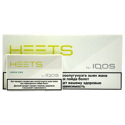 سیگار هیتس گرین زینک قزاق|طعم چای کوهی و مرکبات/Heets Green Zing