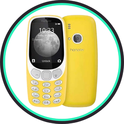 گوشی موبایل Hanofer مدل 3310 2024 ظرفیت 32 مگابایت - زرد (سه ماه تعویض)