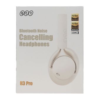ایرفون بی سیم QCY مدل H3 Pro - سفید (گارانتی 18 ماهه شرکتی)