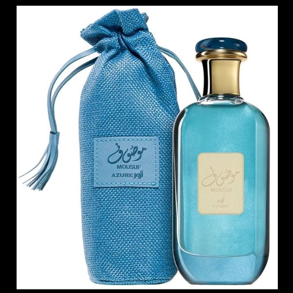 عطر ادکلن ارض الزعفران موصوف آزور آبی 100 میل اورجینال Mousuf Azure