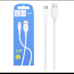 کابل شارژ فست DENMEN Type-C مدل D06T - سفید