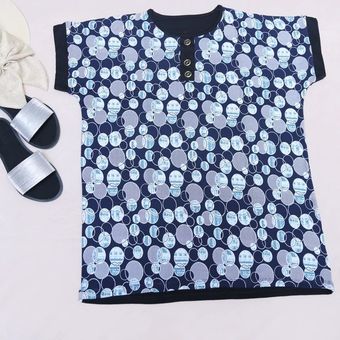 تیشرت زنانه سایزبزرگ جنس نخ پنبه خارجی سایز44تا52- کد 314-0514