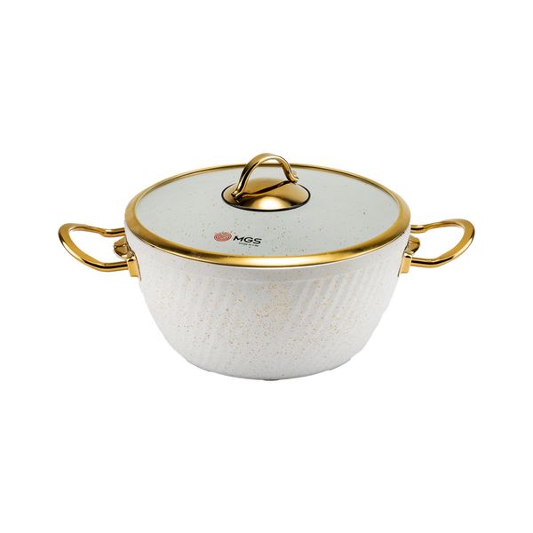 سرویس قابلمه و تابه گرانیت 16 پارچه ام جی اس مدل ماینز کد 002