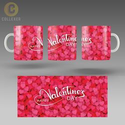 ماگ هدیه ولنتاین روز عشق (Valentine) - کد 36 (سفید ، مشکی ، حرارتی)