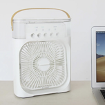 پنکه رومیزی -بخوردار (مه پاش)-زمان دار-چراغ دار-چند حالته