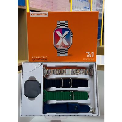 ساعت هوشمند KW31 Ultra 3 | پک کامل 7+1 بند با طراحی اولترا