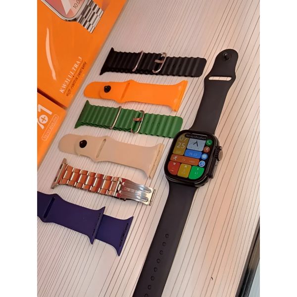 ساعت هوشمند KW31 Ultra 3 | پک کامل 7+1 بند با طراحی اولترا