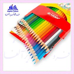 مداد رنگی 36 رنگ جعبه مقوایی همراه با تراش آریا