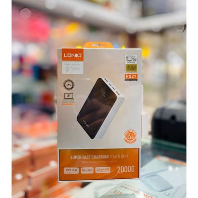 پاوربانک الدینیو مدل PQ27 – ظرفیت 20000 میلی‌آمپر با شارژ فوق سریع 65 وات