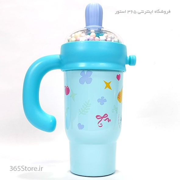تراول ماگ 750 میل فانتزی درب نیدار | کیفیت عالی و مناسب کودکان و بزرگسالان – 365استور