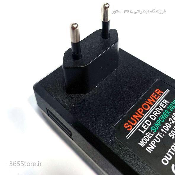 آداپتور 24 ولت 1 آمپر دیواری برند SUNPOWER مدل Adapter AC/DC 24V 1A Brand SUNPOWER MODEL 2023/10