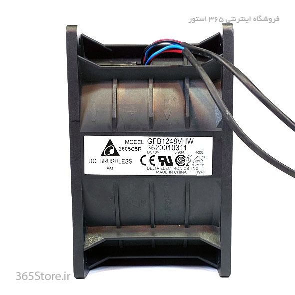 فن دوبل 12در12 48 ولت 0.93 آمپر براشلس برند دلتا Fan double 12x12 48V 0.93A BRUSHLESS Brand DELTA