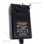 آداپتور 24 ولت 1 آمپر دیواری برند SUNPOWER مدل Adapter AC/DC 24V 1A Brand SUNPOWER MODEL 2023/10