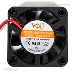 فن 4در4 24 ولت 0.10 آمپر برند VOLT مدل Fan 4x4 24V 0.10A Brand VOLT MODEL VL4010S24M