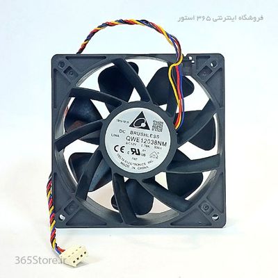 فن صنعتی Delta QWE12038NM 12V | فن براشلس 120×120×38 میلی‌متر 2.70 آمپر