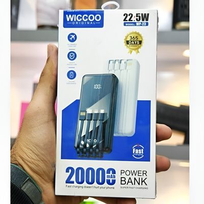 پاوربانک WICCOO مدل WP-23 - ظرفیت 20000 میلی‌آمپر
