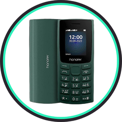 گوشی موبایل Hanofer مدل 105 2023 ظرفیت 32 مگابایت - سبز(سه ماه تعویض)