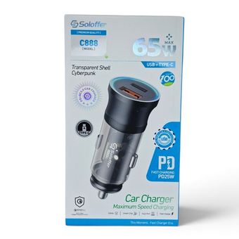 شارژر فندکی سولوفر مدل  c888